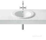 ROCA HAPPENING 520 X 445MM NO TAP HOLES IN COUNTERTOP BASIN WH