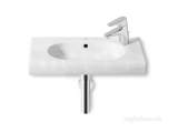 Roca Meridian-n Compact 600 One Tap Hole W/h Basin Right Hand Wh