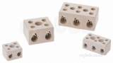 Rs 703-3846 Ceramic T Block 2 Way 10a