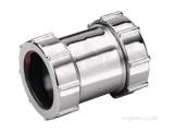 32mm Straight Coupling Chrome