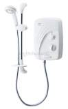 Triton T80SI shower 8.5 kw white chrome plated