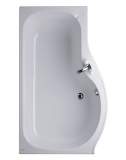 Ideal Standard Space left hand shower bath front panel 1500 White