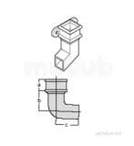 3 Inch X3 Inch X135d Sqr Left Hand Side Bnd P33b135lpa