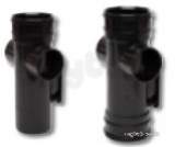 Access Pipe 4in/110mm Double Socket Swa43br