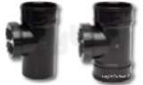 Short Access Pipe 4in/110mm Double Socket Swa44br