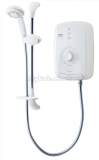 Triton T150z Pumped Shower 8.5 Kw White Chrome