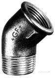 Gf-121 Elbow M And F 45deg -blk 2 1/2