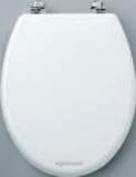 ROPER RHODES TOPAZ MOULDED WOOD TOILET SEAT WH/CH