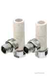The Radiator Company Antrax Angled Valves White