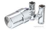 DANFOSS TRV ANGLED VALVES CHROME