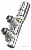 ELEGANCE 50MM ANGLED VALVE CHROME