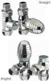 THE RADIATOR COMPANY ELLIPSE ANGLED VALVES CHROME