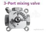 Uponor 3-port Mixing Valve 1 Inch R Kv8