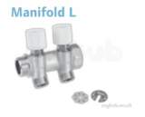 UPONOR MANIFOLD L 2P 3/4 inch MT/FT X1/2 inch MT