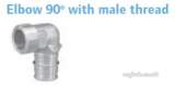 Pex Plumb Sys Elbow 90 Degree Dzr 15x1/2 Inch Mt