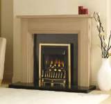 Valor Blenheim Slimline Homeflame Brass