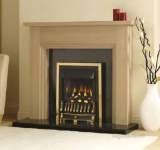 VALOR BLENHEIM SLIMLINE HOMEFLAME BRASS