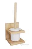 MAINE WA972476 NATURAL TOILET BRUSH HOLD