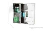 REFLECT WC256505 ARC MIRROR CABINET S/S