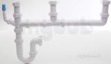 Three Bowl Undersink Kit 40mm Single Hose Con Wsk3w