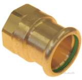 Solar Sr2 15x1/2 Press Female Coupling