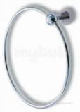 Novaservis Nova 3 Towel Ring Chrome 6301.0