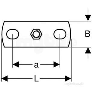 Geberit Mepla Mlcp Pipe System -  M8/m10 Mepla Mounting Plate Light 362.848.26.1