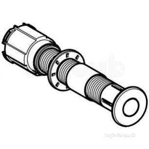 Geberit Commercial Sanitary Systems -  241.144.00.1 Pneu Long Wall Button-ss