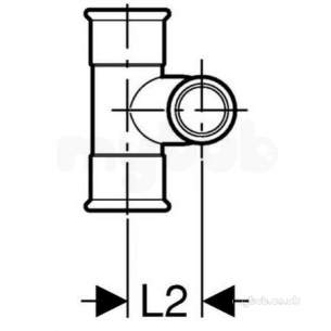 Mapress Copper Fittings -  Geberit Mps Cu 61504 90d Pipe Cross 15
