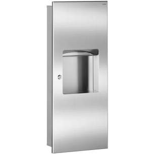Delabie Dispensers -  Delabie Paper Towel Dispenser And 10l Bin Recessed Combi Unit