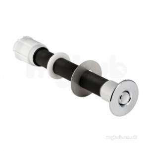 Geberit Commercial Sanitary Systems -  Hytouch Wall Button Metal Single Flush