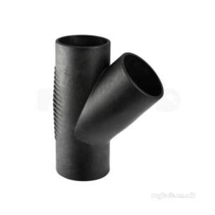 Geberit Hdpe Range 32mm To 315mm -  Silent-db20 Branch 45deg 56x56mm