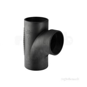 Geberit Hdpe Range 32mm To 315mm -  Silent-db20 Swept Branch 88.5deg 90x90mm