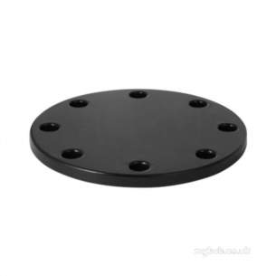 Geberit Hdpe Range 32mm To 315mm -  Hdpe 50mm Blind Flange Plastic Coated