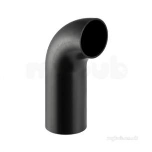 Geberit Hdpe Range 32mm To 315mm -  Hdpe 40mm X 90d Lng Rad Bnd 360.055.16.1