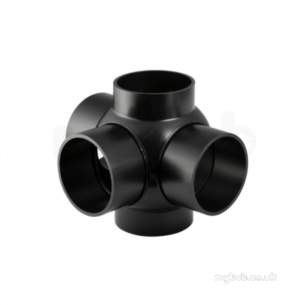 Geberit Hdpe Range 32mm To 315mm -  Hdpe 63mm X 63mm Multi Branchball 90 Degree 364.605.16.1 364.605.16.1