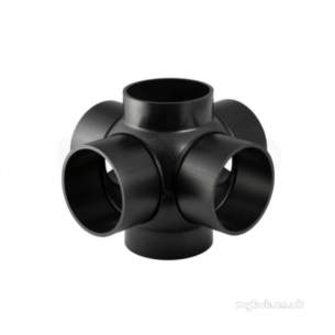 Geberit Hdpe Range 32mm To 315mm -  Hdpe 63mm X 63mm Multi Branchball 90 Degree 364.610.16.1