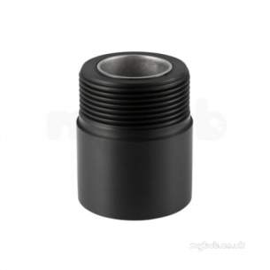 Geberit Hdpe Range 32mm To 315mm -  Hdpe 50mm X 1.1/4 Inch Mi Adptr 361.726.16.1