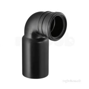 Geberit Hdpe Range 32mm To 315mm -  Hdpe 90mm Duofix 90 Degree Bent Connector