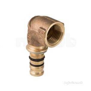 Geberit Mepla Mlcp Pipe System -  16mm Mepla Ada Elbow 1/2 Fem Thrd 90 Deg 601.256.00.5