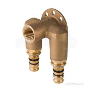 Geberit Mepla Mlcp Pipe System -  Mepla Double Back Plate Wall Elbow 90 602.282.00.5