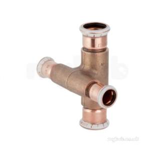 Mapress Copper Fittings -  Geberit Mps Cu 61504 90d Pipe Cross 15