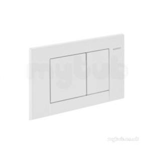 Geberit Commercial Sanitary Systems -  Bolero Dual Flush Plate 115 777 10 1
