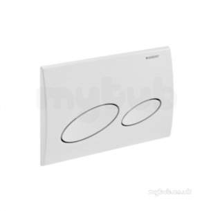 Geberit Commercial Sanitary Systems -  Kappa20 Dual Flush Plate 115 228 10 1