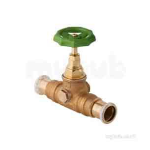 Mapress Copper Fittings -  Mapress Straight Seat Shut-off Valve D15