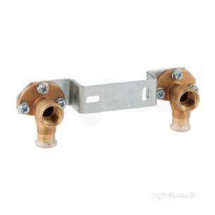 Mapress Copper Fittings -  Mps Cu 63473 Fi Wall Plate Elbow 15x1/2