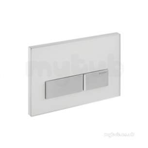 Geberit Commercial Sanitary Systems -  Sigma50 Dual Flush Plate Black 115.788.dw.1