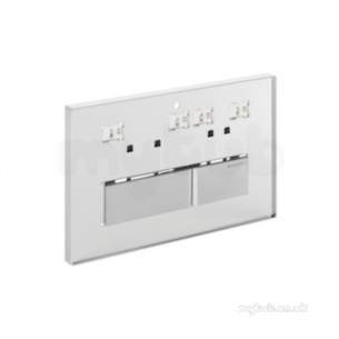 Geberit Commercial Sanitary Systems -  Sigma50 Dual Flush Plate For Up320 115 788 00 1