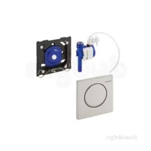 Geberit Commercial Sanitary Systems -  Mambo Urinal Flush Pneu Brush S/steel
