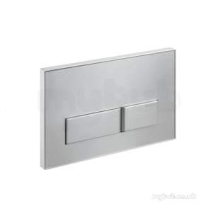 Geberit Commercial Sanitary Systems -  Sigma50 Dual F/plate For Up320 S/steel